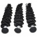4pcs 7A Virgin Hair Deep Wave Human Hair Weave Bundles Deep Wave Human Hair Extensions